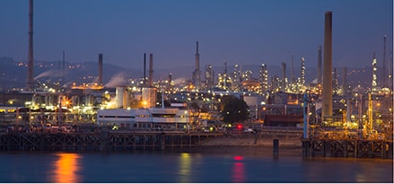 ExxonMobil Gravenchon fuel refinery in France