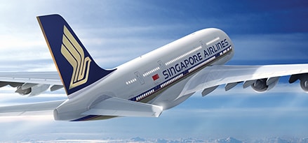 Airplane from rear