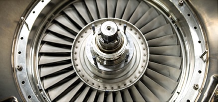 Cleaned aircraft engine