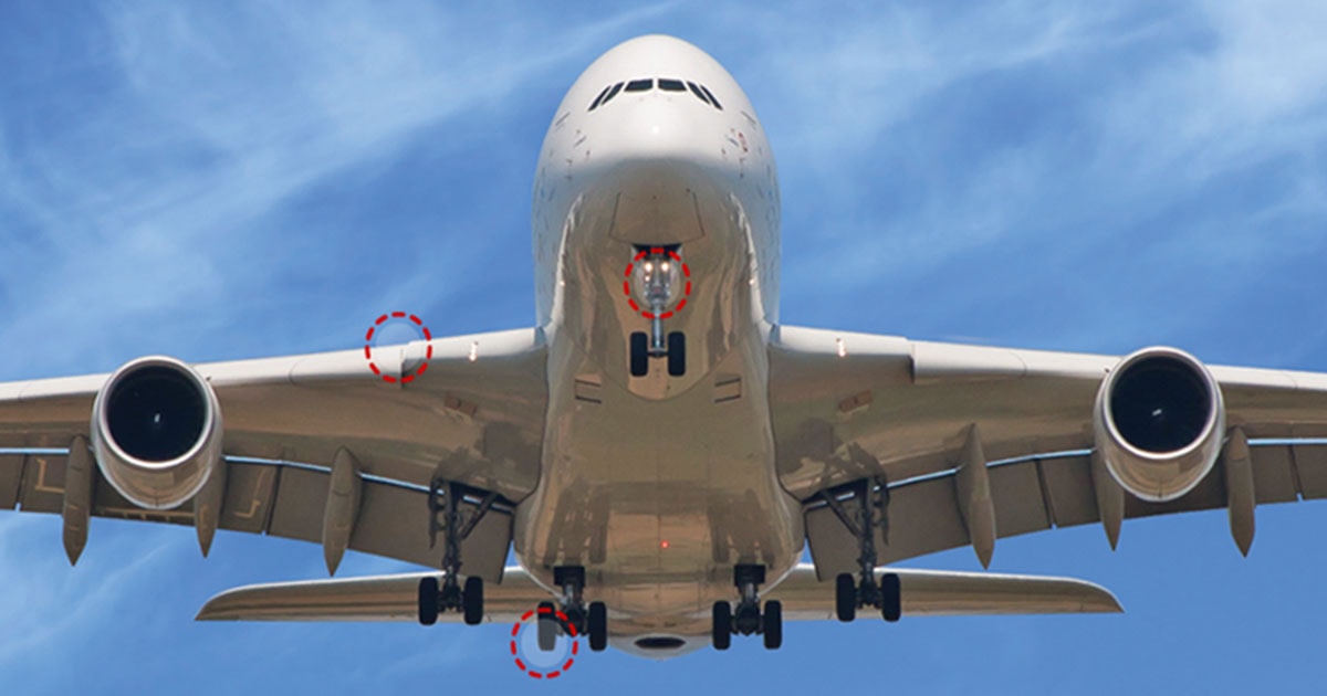 Aircraft schematic for fuels and lubricants nosetotail product