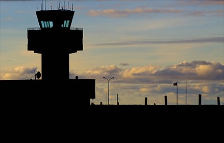 Airport traffic control tower