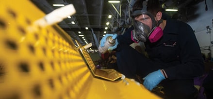 engineer with mask