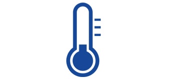 temperature blue icon