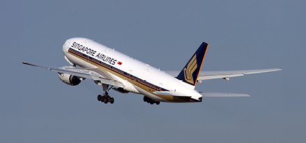 Singapore Airline aeroplane