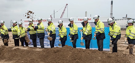 Groundbreaking of plant