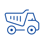 Icon of a dump truck.