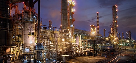 Exxon Mobil Basestocks Refinery in Singapore