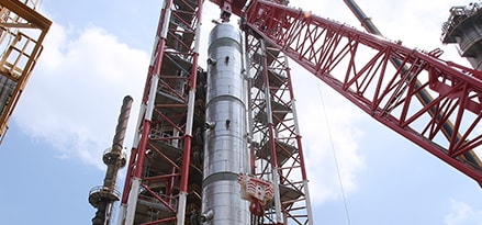 Pump at Basestock refinery in singapore