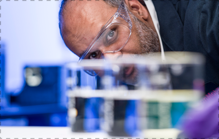 Man working in a lab