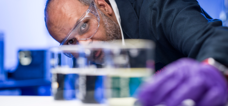 Man working in a lab