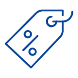 Icon of a gift tag.