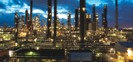 ExxonMobil refinery in Rotterdam, the Netherlands