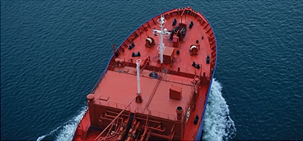 Tanker ship top