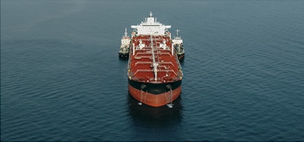 Bunkering ship front