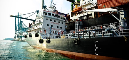 Ship bunkering for fuel