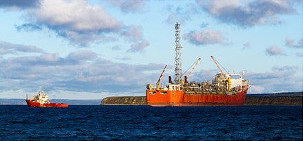 Ship about to bunker