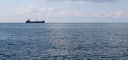 View of the ocean in the day
