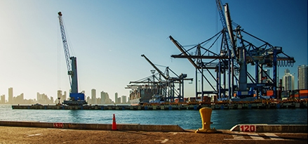 Columbia shipping port