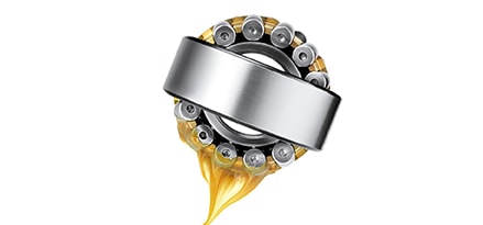 Yellow grease dripping from bearings