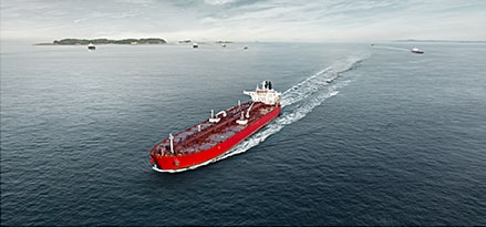 Marine tanker ship