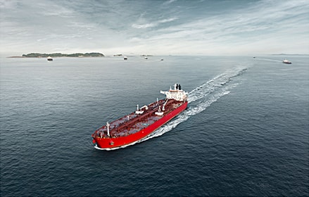 Marine tanker ship
