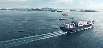 Marine container ship madison maersk