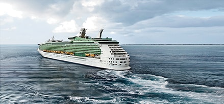 Cruise ship in the Cayman Islands