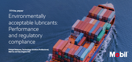 environmentally acceptable lubricants for marine vessel operators