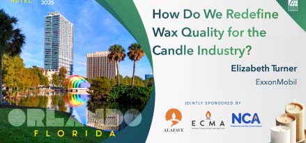 presentation about how we redefine wax quality for the candle industry