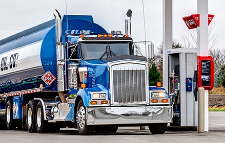 Truck at Pump