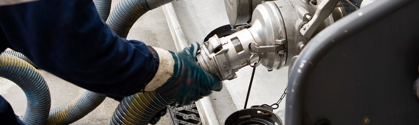 Fueling a truck